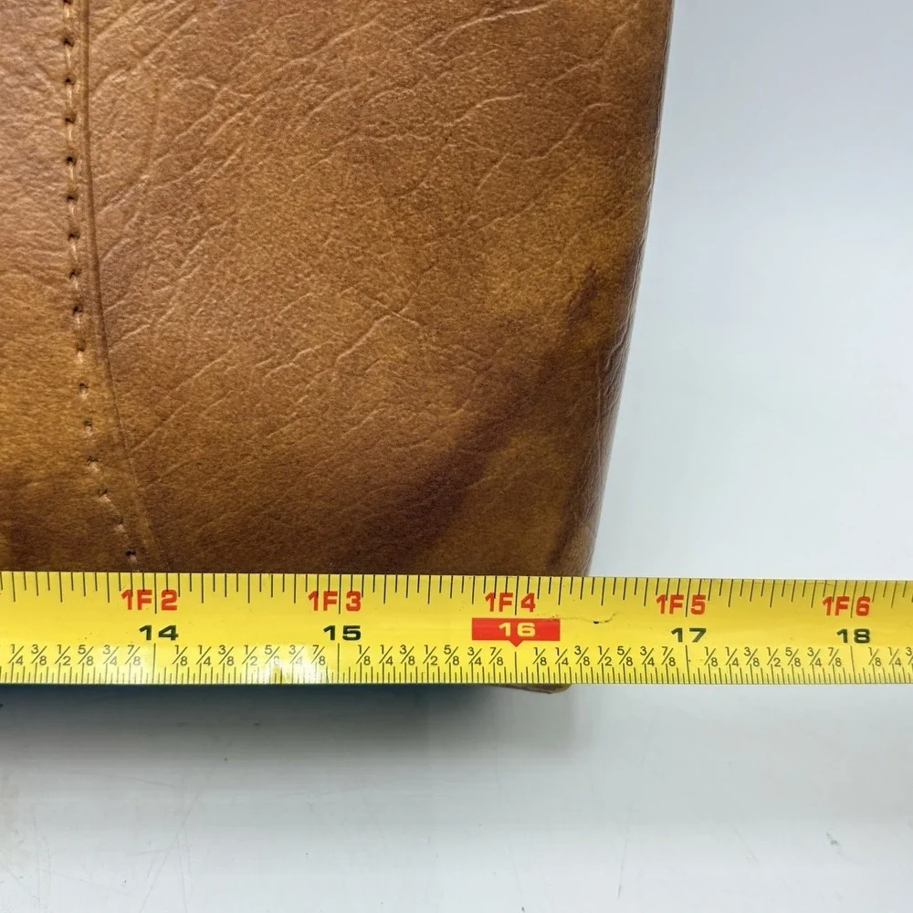 Vintage 1975 American Tourister Portfolio Briefcase Brown Faux Leather Case